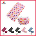 Ningbo Lingshang LSB-5407 100% Polyester Microfaser Custom Bandana Nahtlose Kopfbedeckung Schädel Hals Rohr